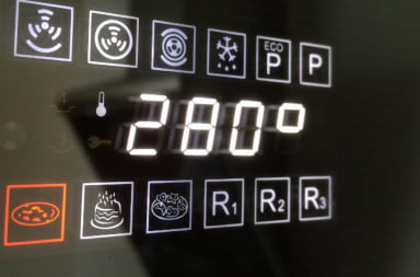 temperatuur pizza bakken