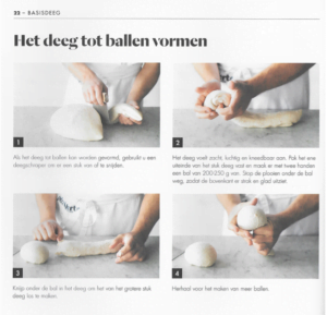 Pizza de luxe - bolletjes maken