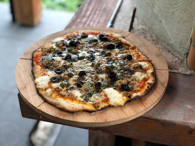 pizza tonno pesto